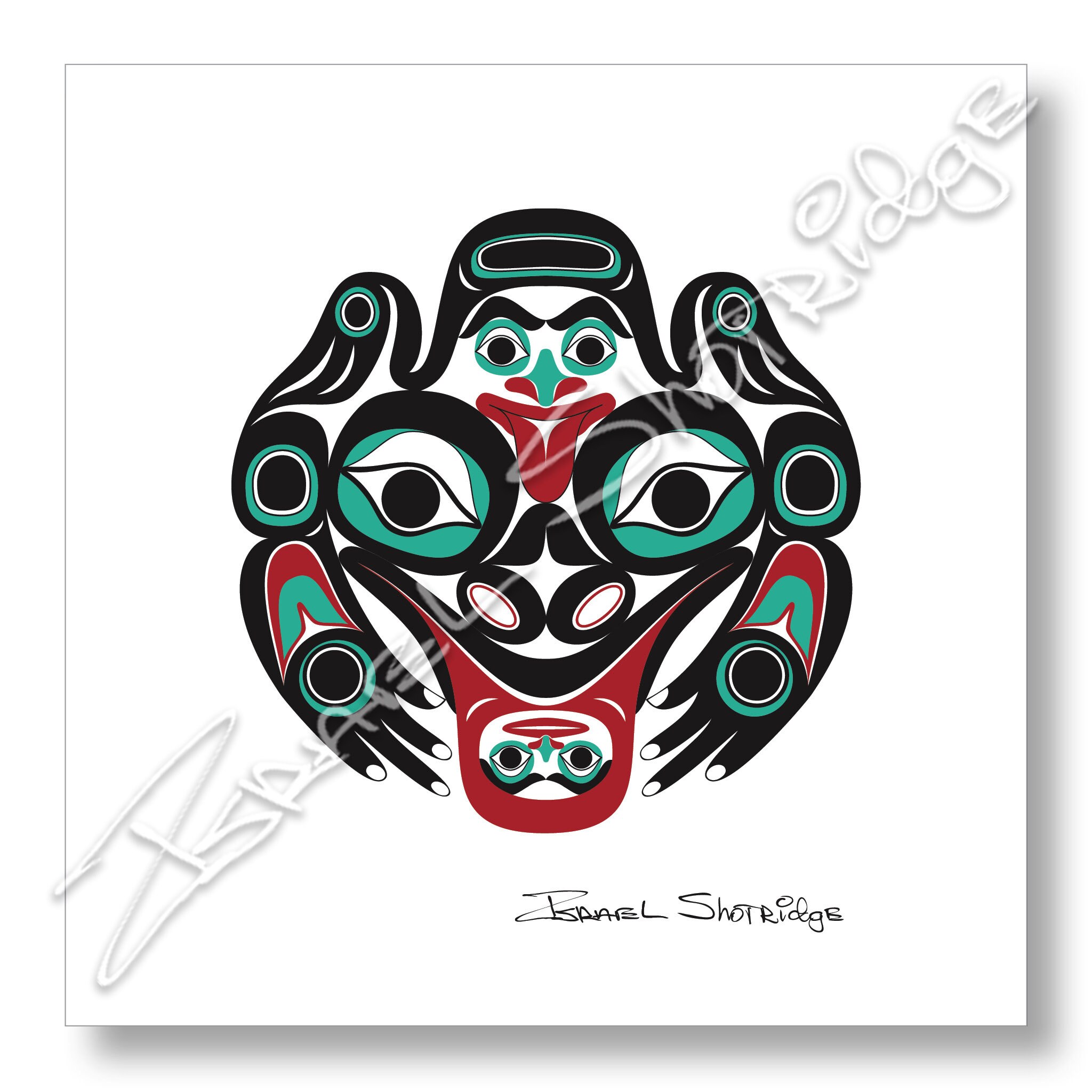 Frog Limited Edition Giclée Art Print (unframed) / Tlingit