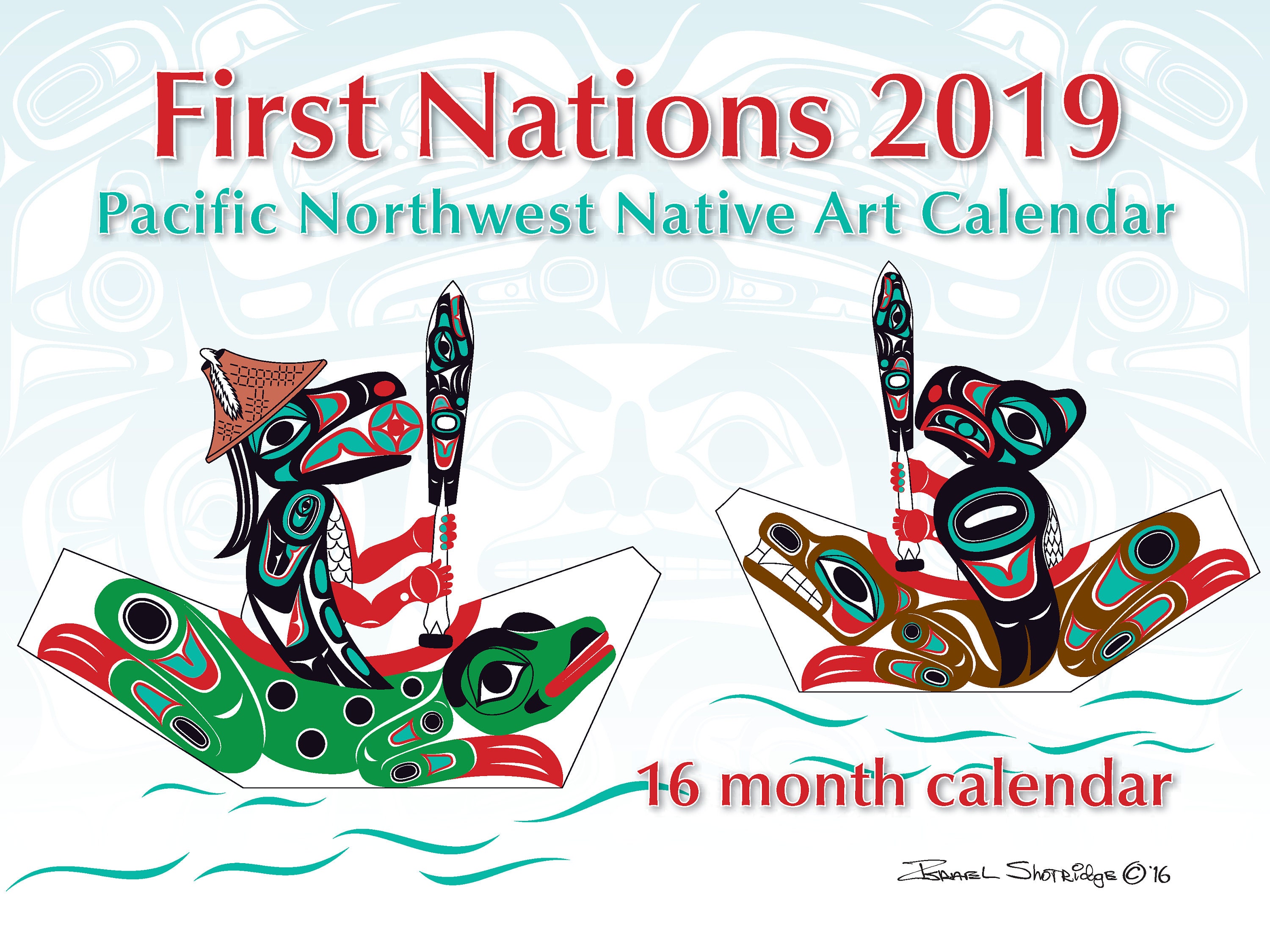 2019 First Nations Calendar Etsy