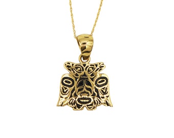 Lovebirds Alchemia Gold Necklace - 1 inch