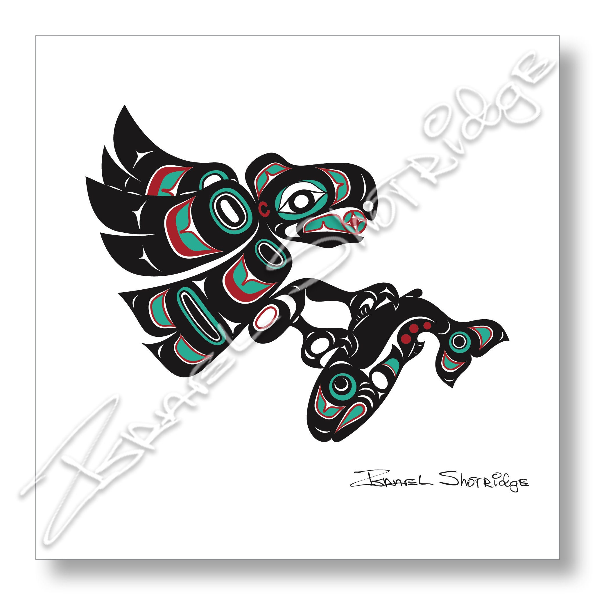 Pacific Northwest Native American Art Eagle