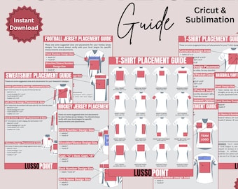 T-Shirt Placement Sizes Measure Guide Canva Template Bundle  Printable Chart Printable Cricut Sublimation Shirt Digital Download A4 Size