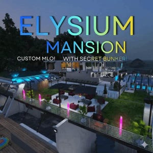 Elysium Mafia Mansion Fivem Ready MLO Custom Map