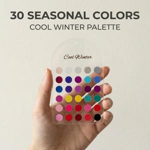 Seasons Color Palette Keychain-Wardrobe Shopping Guide-For Your Seasonal Palette-Seasonal Color Analysis Guide
