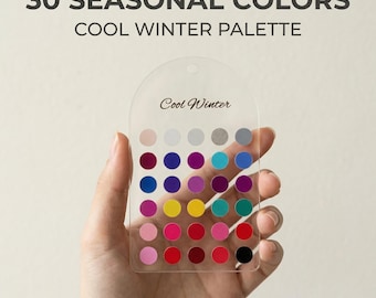 Seasons Color Palette Keychain-Wardrobe Shopping Guide-For Your Seasonal Palette-Seasonal Color Analysis Guide