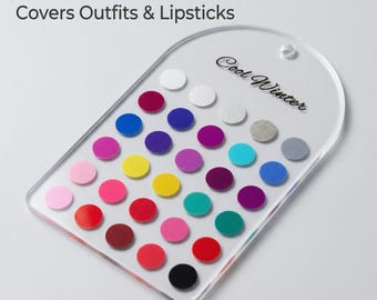 Llavero con paleta de colores de temporada - Guía de compras de vestuario - Para tu paleta de colores de temporada - Guía de análisis de color de temporada