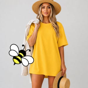 Plain Blank Daisy Yellow Women's T-Shirt Gildan 64000 Sizes S-M-L-XL-2XL-3XL Birthday/Christmas Gift Ideas For Mom/Wife/Sister/Grandma