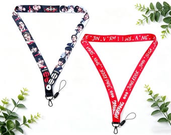 Porte-clés lanière Arirang BTS, tour de cou Army World Tour, porte-clés pour fans