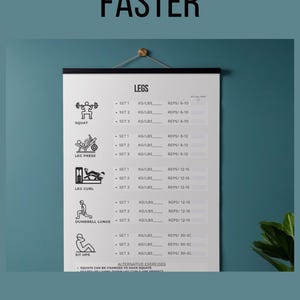 Push Pull Legs Workout Planner – Muscle Growth Tracker (Printable PDF)