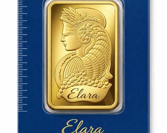 Personalisierter 1 Gramm 999 Feingoldbarren - Personalisiertes Erinnerungsgeschenk - PAMP Suisse