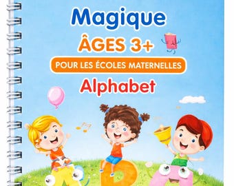Reusable French Alphabet Copybook | Magic Calligraphy Writing Workbook (Ages 3-8)