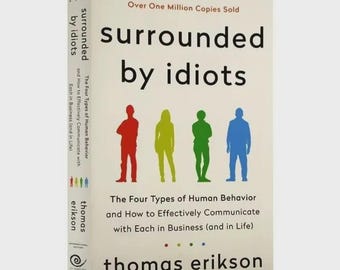 Surrounded By Idiots Book | Thomas Erikson Psychology Communication Guide