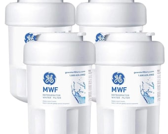 4 PACK Genuine GE MWF SmartWater Refrigerator Water Filter Replacement