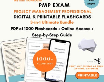 PMP Flashcards 2026 | Project Management Professional Exam | Pmp Exam | Pmp Notes | Pmp Study Material | Pmp Review | Pmp Exam Flashcards