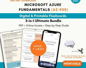 Microsoft Azure Fundamentals Az-900 Flashcards 2026 | Microsoft Azure Fundamentals | Microsoft AZ-900 | Azure Az-900 Exam | Az-900 Notes