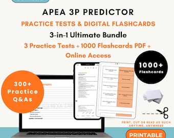 APEA 3P Predictor Prep Bundle 2026 | Apea 3P Practice Tests | Apea 3P Exam Flashcards | 3P Predictor | Apea 3p Predictor | Predictor Exam