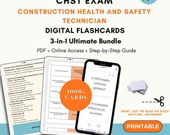 CHST Exam Flashcards 2026 | Construction Health and Safety Technician Exam Flashcards | Construction Health and Safety Technician Exam Study