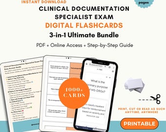 Clinical Documentation Specialist Exam Flashcards 2026 | Clinical Documentation Specialist Flashcards | CDI Exam Prep | CDS Exam Prep | CDS