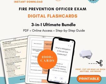 Fire Prevention Officer Exam Flashcards 2026 | Fire Prevention Officer Exam | Fire Fighter Exam Flashcards | Firefighter Certification Exam