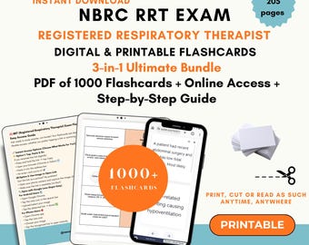 RRT Exam Flashcards 2026 | Nbrc Rrt Exam | Respiratory Therapist Exam | Respiratory Therapist Flashcards | Rrt Review | Rrt Study Material