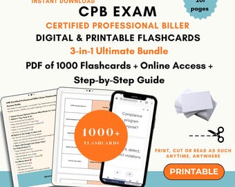 CPB Flashcards 2026 | Certified Professional Biller Exam | Medical Billing Exam | Cpb Exam | Cpb Notes | Cpb Review | Professional Biller