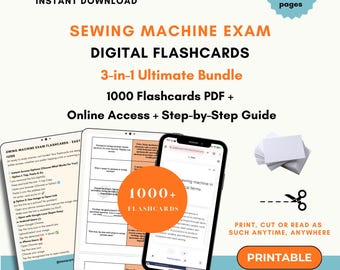 Sewing Machine Flashcards 2026 | Sewing Machine Notes | Sewing Machine Exam | Sewing Machine Study | Sewing Machine Terminologies