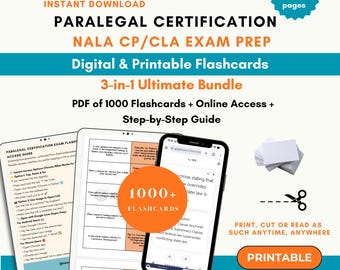 Paralegal Certification Flashcards 2026 | Certified Paralegal Exam | Nala Cp Exam | Paralegal Certification Notes | Paralegal Exam | Nala Cp