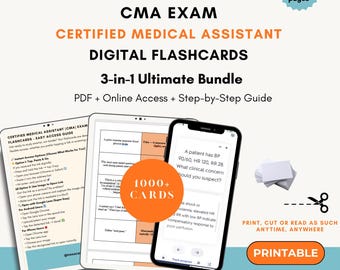 Certified Medical Assistant Exam Flashcards 2026 | CMA Exam Flashcards | Certified Medical Assistant Exam | CMA Exam Prep | Medical Exam