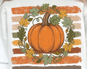 Striped Take Me To The Pumpkin Patch Png, Preppy Fall Pumpkin Sublimation Design, Girly Halloween Shirt Design, Autumn Boutique PNG