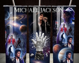Pop Singer Tumbler Wrap PNG: Sublimation Design (Digital Download)