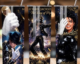 Pop Singer Tumbler Wrap PNG: Sublimation Design (Digital Download)