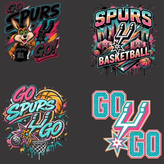 Go Spurs Go PNG, San Antonio Spurs PNG, Basketball Fan Shirt Design, Basketball Game Day Graphic, Digital Download