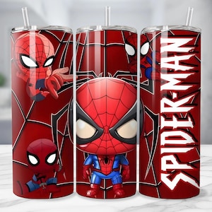 470+ Spiderman Tumbler Wraps, Skinny Tumbler PNG Sublimation Design (Digital Download) image 13