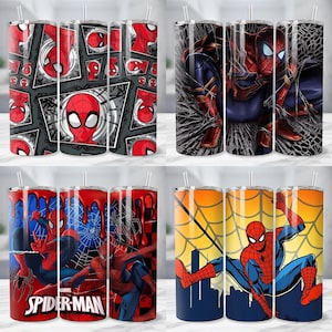 470+ Spiderman Tumbler Wraps, Skinny Tumbler PNG Sublimation Design (Digital Download) image 6