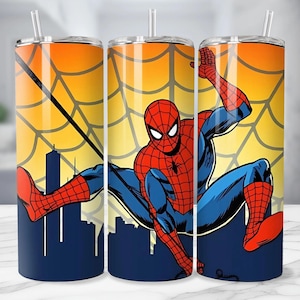 470+ Spiderman Tumbler Wraps, Skinny Tumbler PNG Sublimation Design (Digital Download) image 14