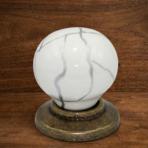 Marble Pattern Drawer Knobs Cabinet Pulls Round Stone Dresser Handles Kitchen Furniture Hardware White