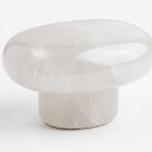 Cream Stone Cabinet Knob, Modern Decorative Drawer Handle for Kitchen and Bathroom Cabinets