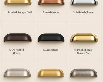 Modern Cabinet Pull Handle Minimal Kitchen Drawer Handle Hardware Furniture Knob