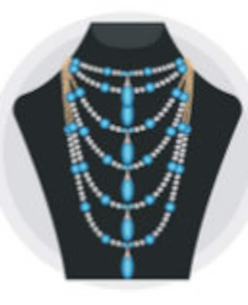 Bracelet and Earrings Adjustable Length Interchainables Capris Blue Crazy Lace Jasper Necklace
