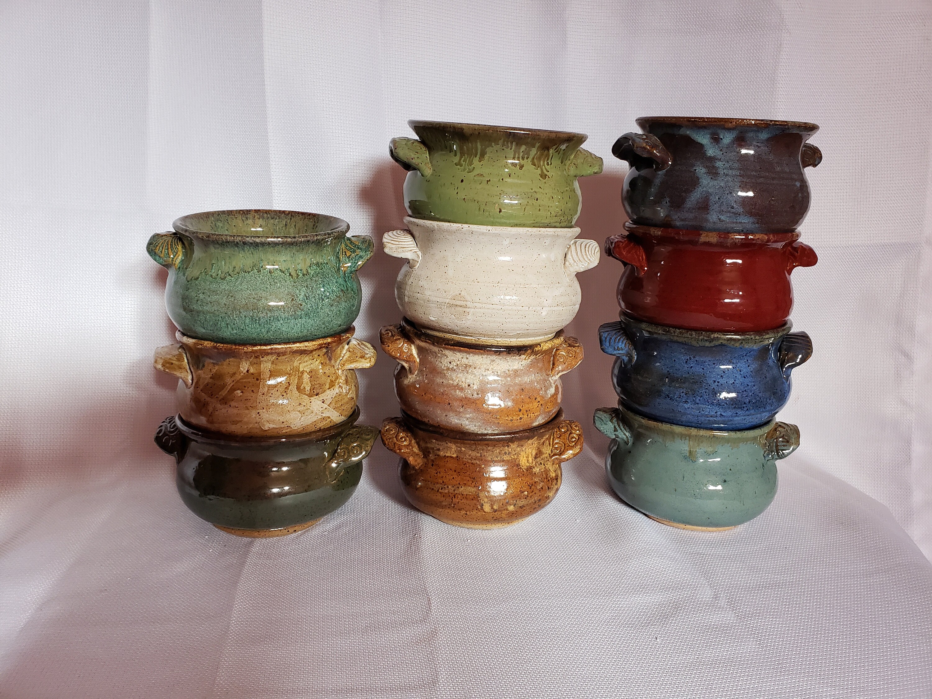Stoneware Soup Crocks/Oven Microwave Safe Pottery/Pottery Soup Etsy
