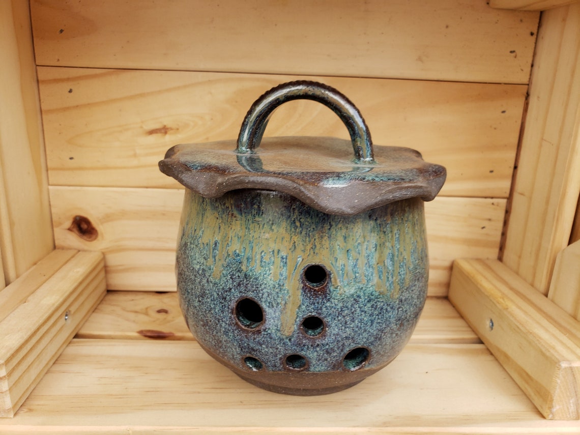 Garlic Keeper/garlic Holder/pottery Ceramic Garlic Etsy