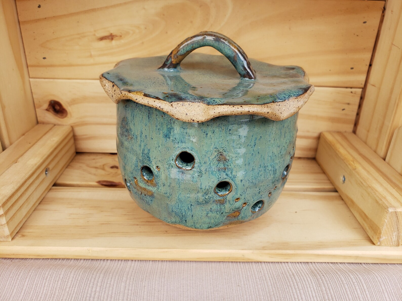 Garlic Keeper/garlic Holder/pottery Ceramic Garlic Etsy