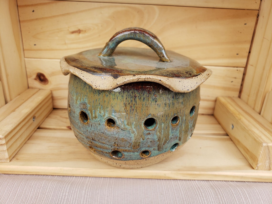 Garlic Keeper/garlic Holder/pottery Ceramic Garlic Etsy