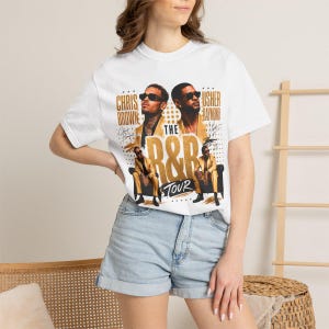 Usher Chris Brown R&B Tour 2026 Bundle 4 PNG File Tshirt Design (Digital Download)