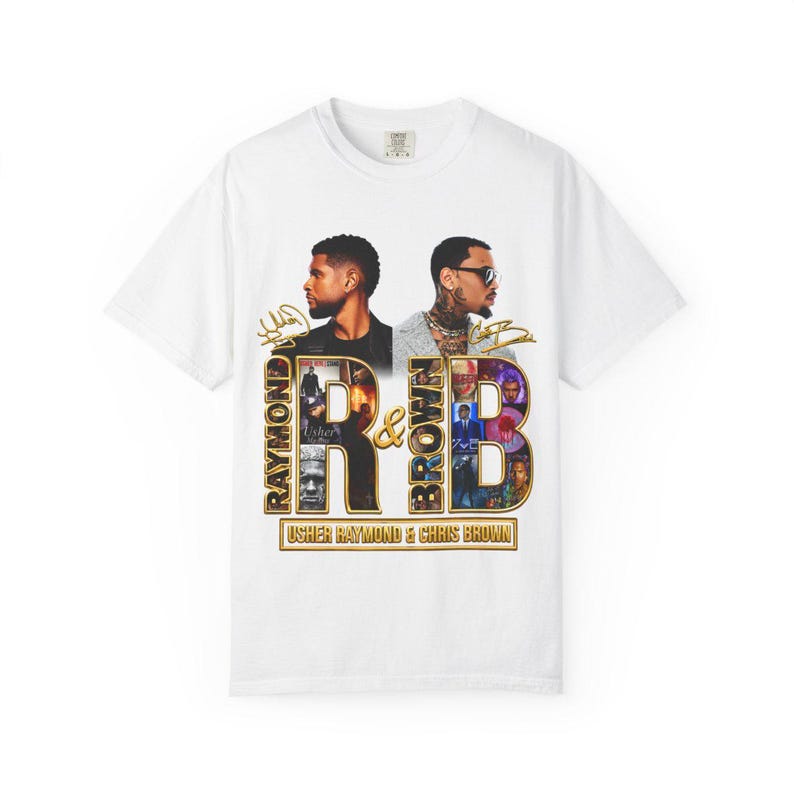 Usher Chris Brown R&B Tour 2026 Bundle 4 PNG File Tshirt Design (Digital Download)
