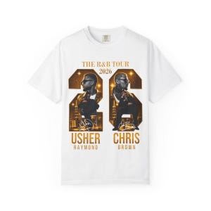 Usher Chris Brown R&B Tour 2026 Bundle 4 PNG File Tshirt Design (Digital Download)