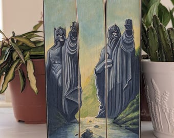 Hand-Painted Lord of the Rings Book Set | Custom Edge Painted Trilogy | Tolkien Fan Gift