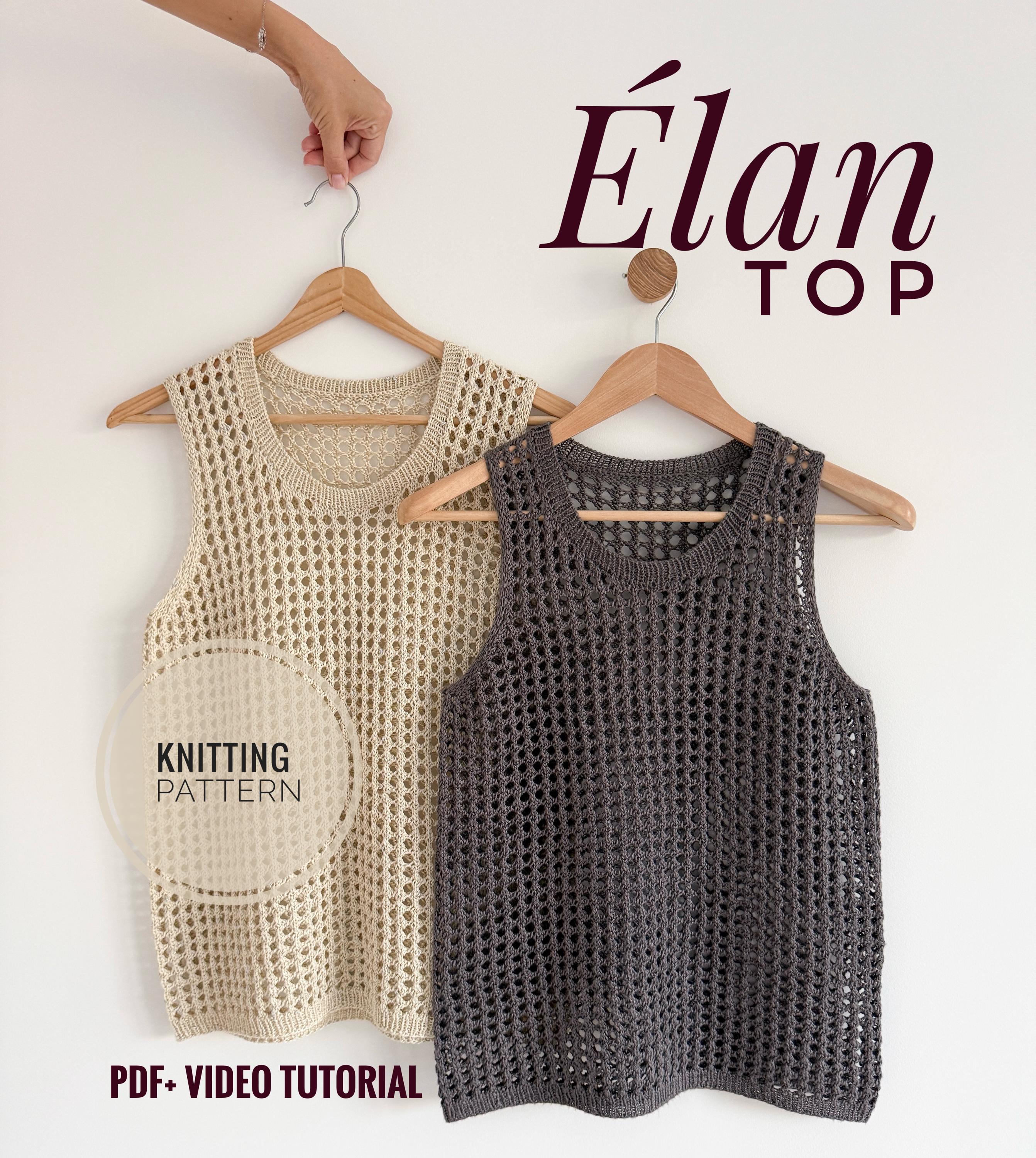 Mesh Knit Top - Etsy