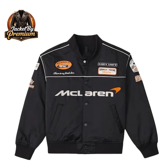 McLaren Racing Bomber Jacket – Vintage style Motorsport Streetwear Coat