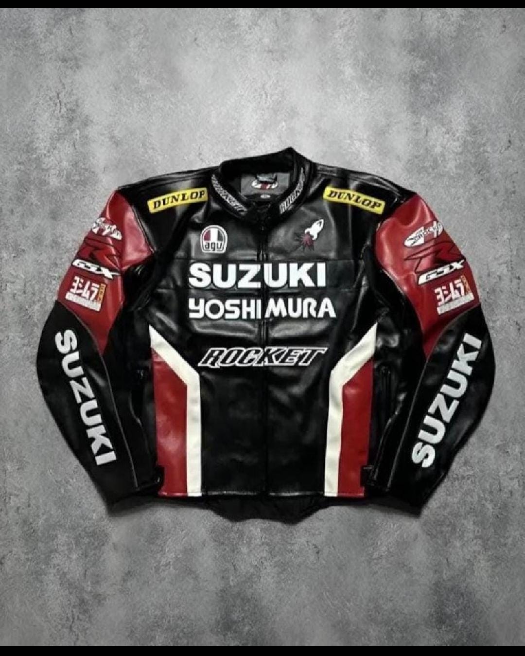 SUZUKI YOSHIMURA バイカージャケット L Suzuki Yoshimura Cowhide