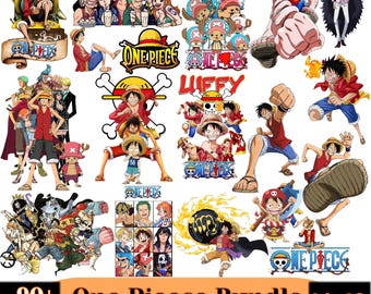 Pakiet clipartów postaci z anime | Ponad 90 plików PNG do pobrania w wersji cyfrowej